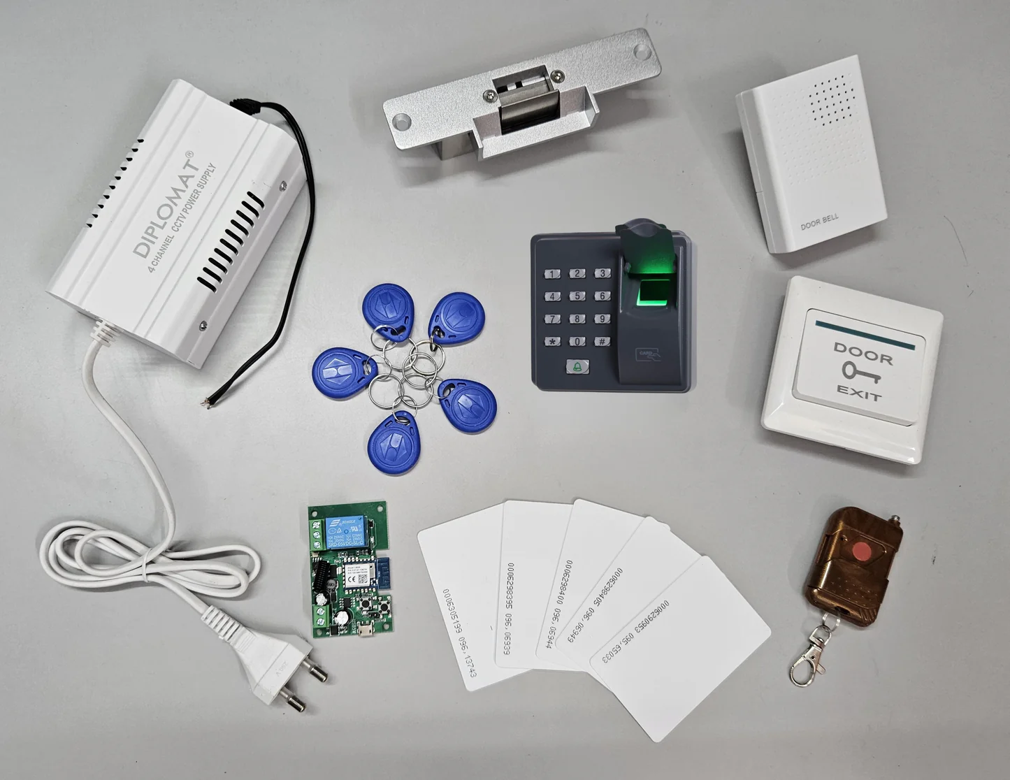 Biometric Fingerprint Access Control Kit, WiFi Compatible