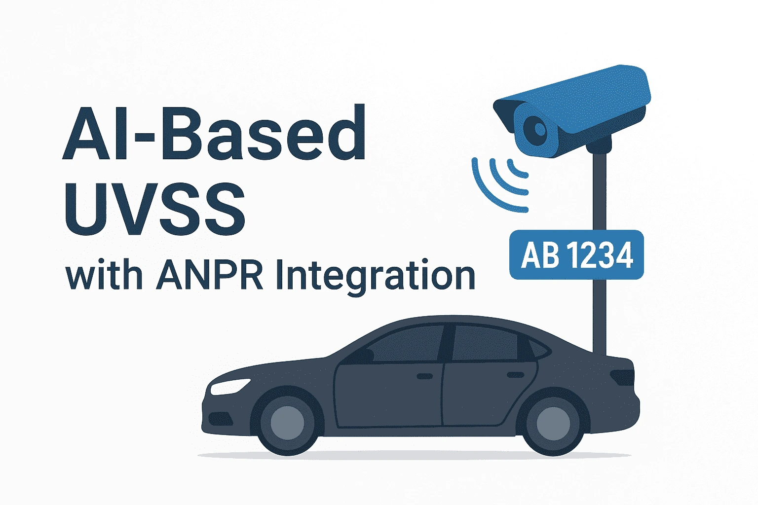 AI-based UVSS with ANPR integration