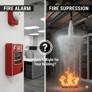 Fire alarm Vs Fire Suppression