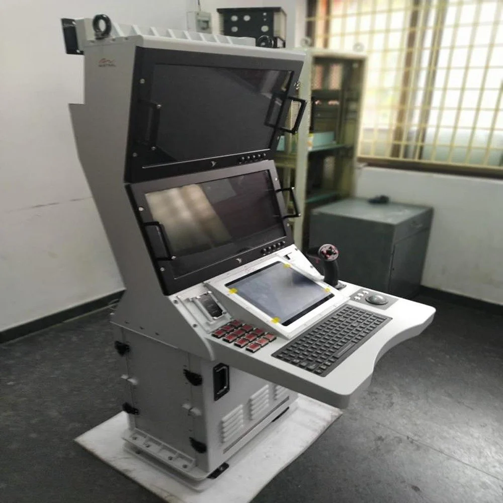 dual display rugged consoles