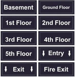 Zone and Floor Display Boards