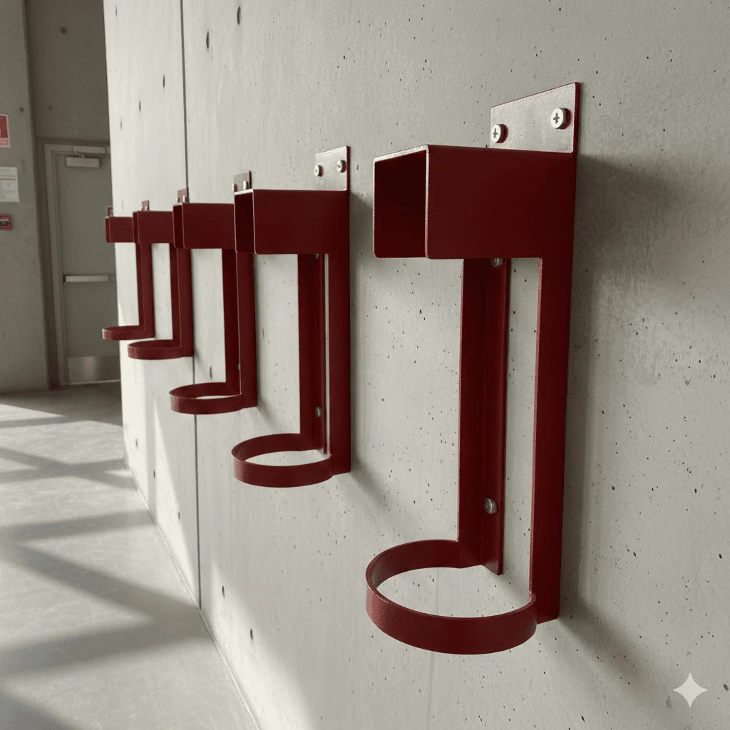 fire extinguisher wall mounting brackets