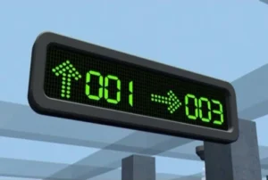 parking guidance led display system