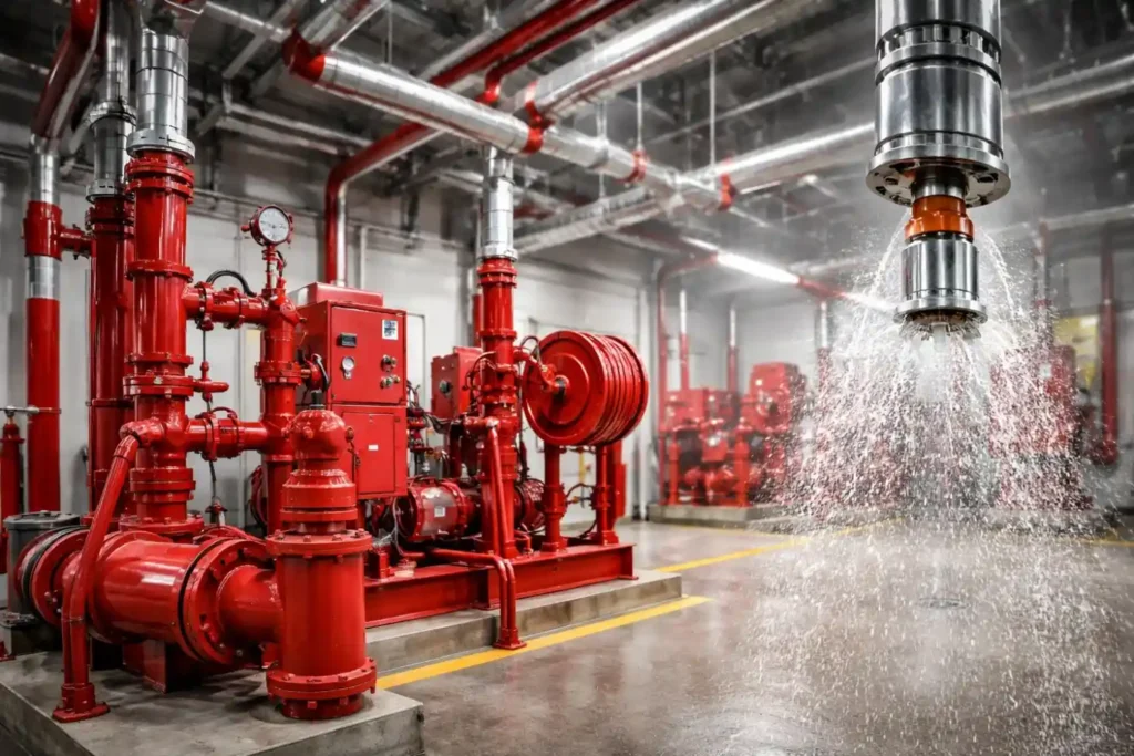 Fire hydrant and sprinkler systems