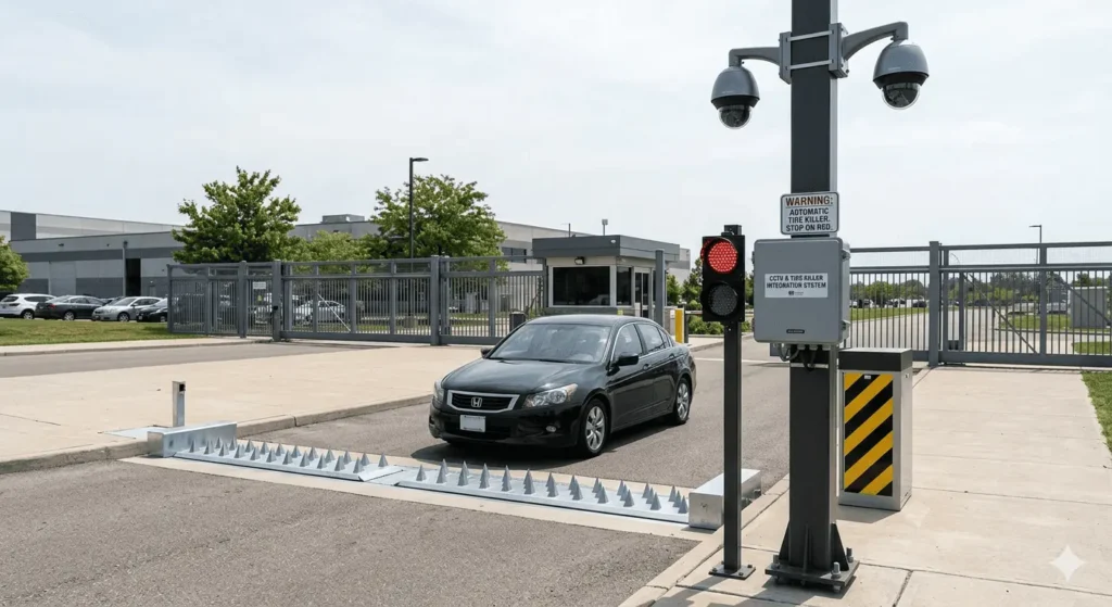 Tyre Killer with CCTV Integration