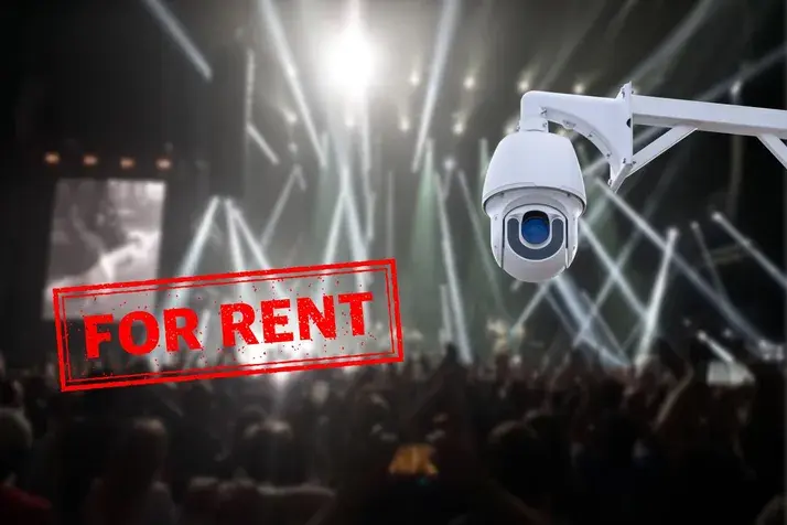 CCTV camera on Rent for Events