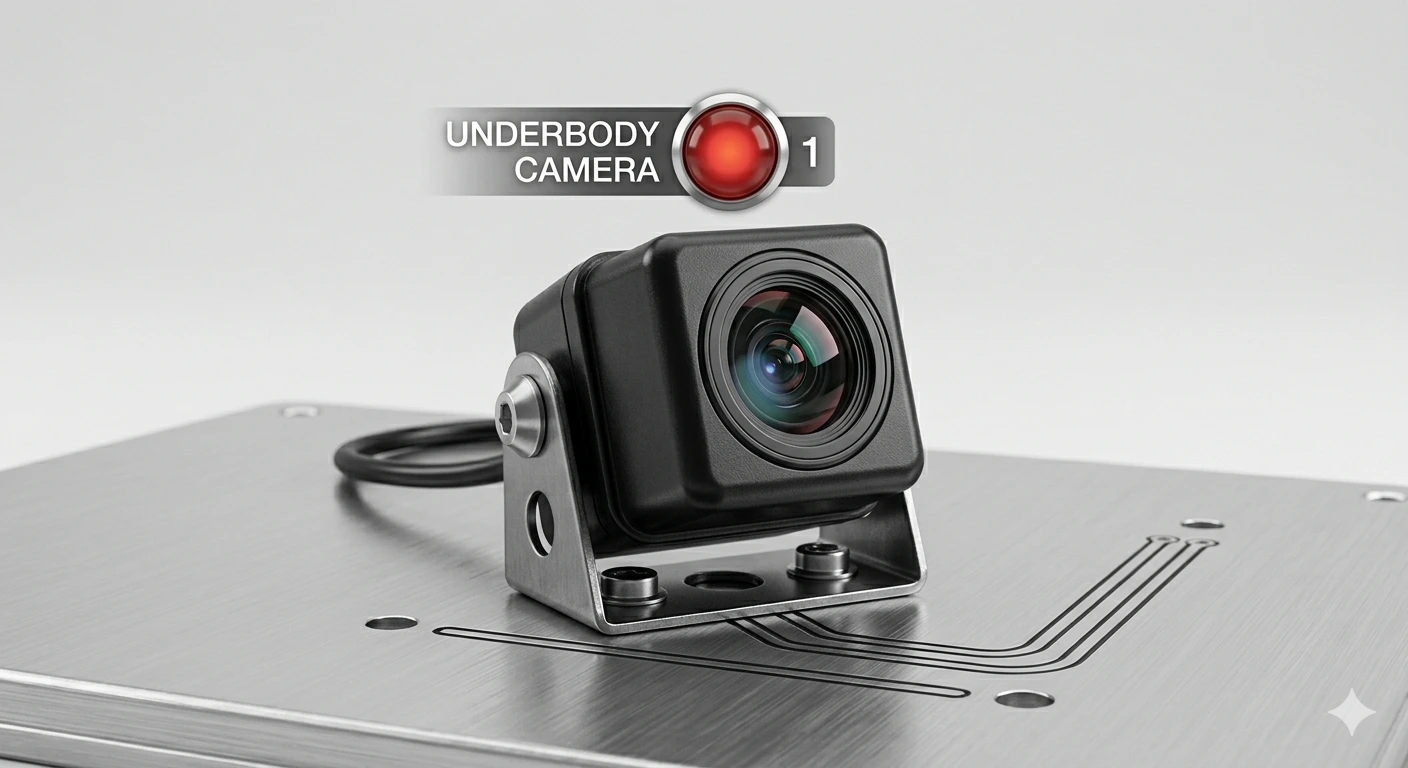 Embedded Underbody Cameras For Vehicle Inspection