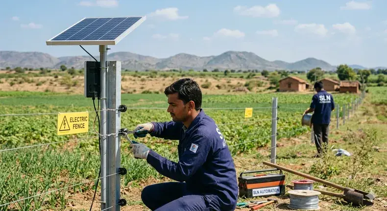 Solar Fencing System Installation in Bangalore