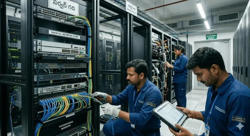 IT Networking Installation Service with 10 years of experience in Hyderabad