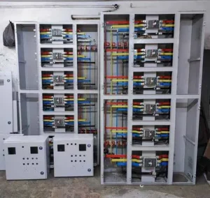electrical power distribution panel for industrial